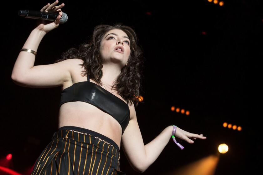 Lorde, performing at Coachella in 2016, has released a new song from her forthcoming album.
