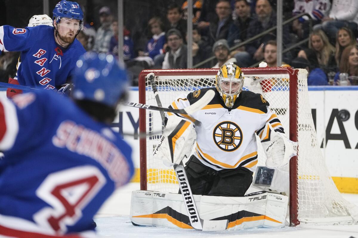 Bruins goaltender Jeremy Swayman will start Game 5, his third straight  against Hurricanes - The Boston Globe