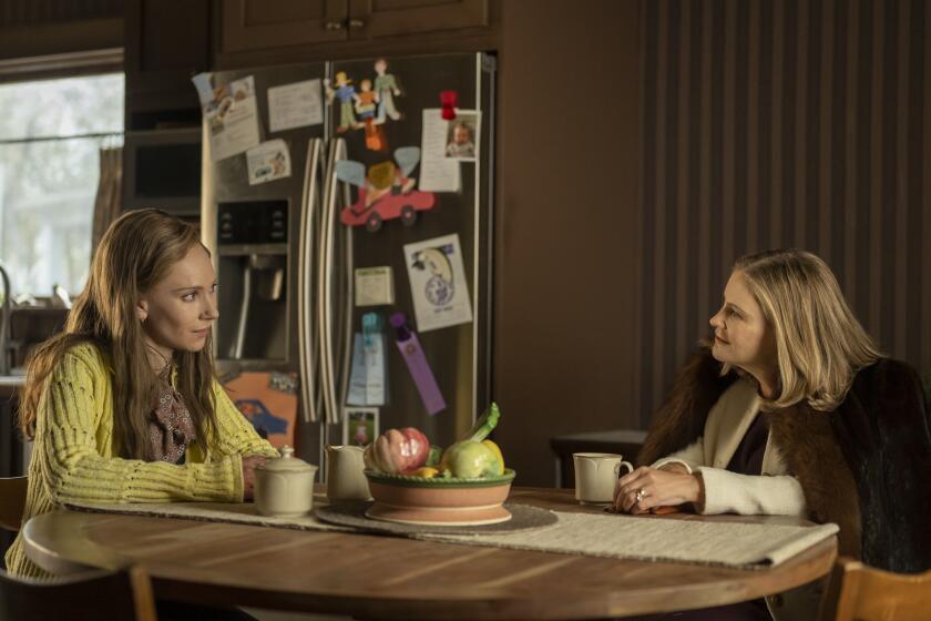 "FARGO" -- "Trials and Tribulation" -- Year 5, Episode 2 (Airs November 21) Pictured (L-R): Juno Temple as Dorothy "Dot" Lyon, Jennifer Jason Leigh as Lorraine Lyon. CR: Michelle Faye/FX