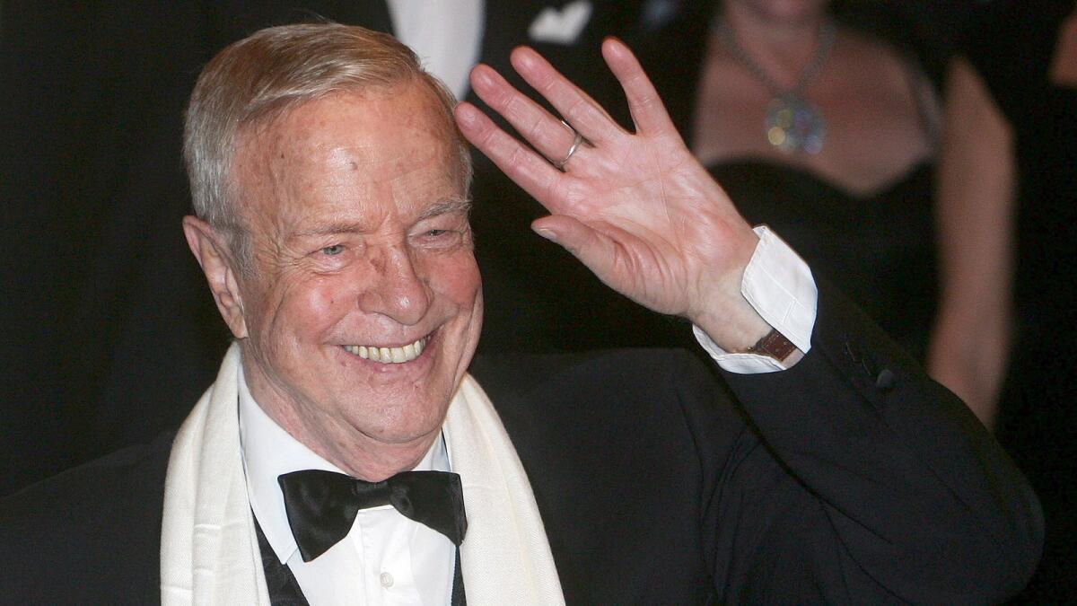 Franco Zeffirelli at a performance of "Aida" at La Scala theater in Milan, Italy, in December 2006.