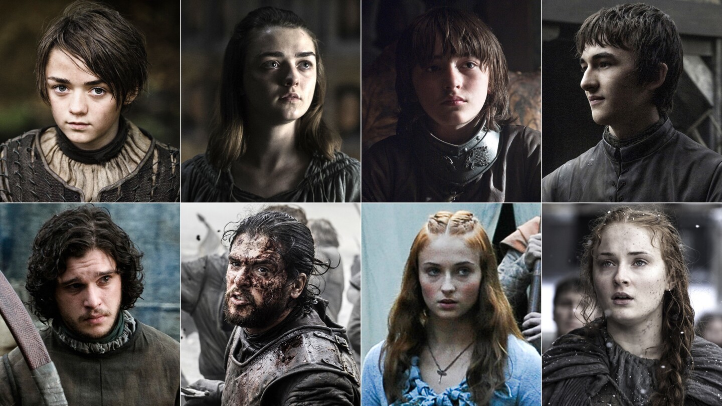House Stark Through The Years On Game Of Thrones Los Angeles Times