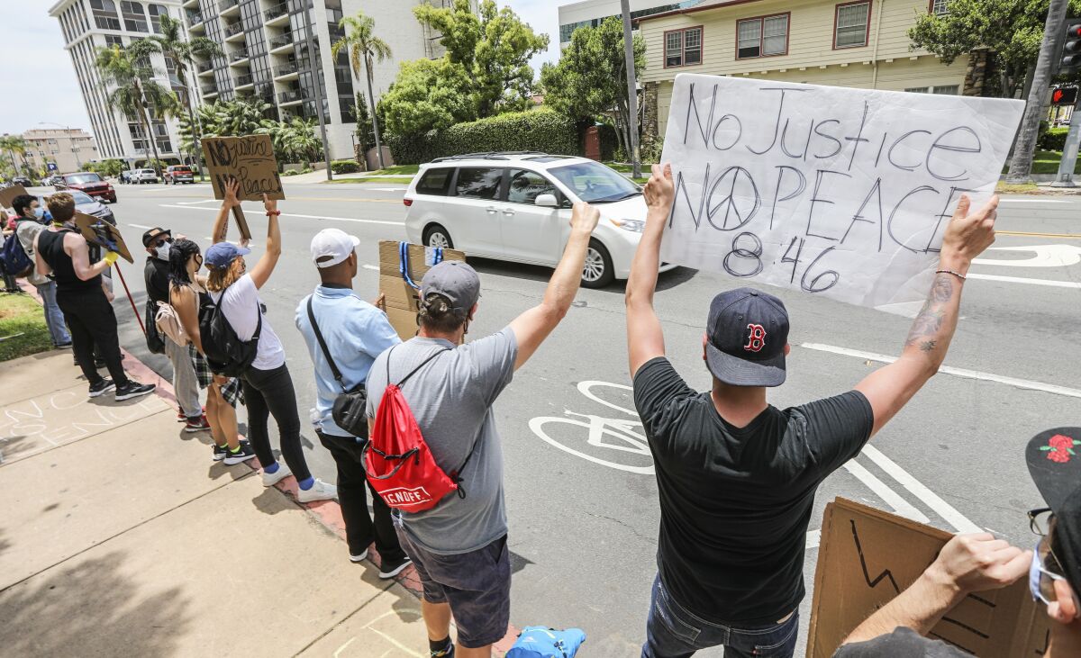 Balboa Park protest