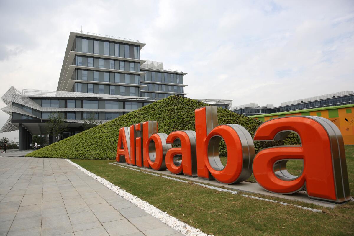 The Alibaba headquarters are seen in Hangzhou, China, on Sept. 23, 2013.