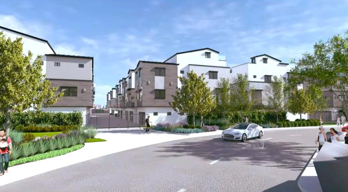 Planning commissioners Monday opposed Victoria Place, a 40-unit condominium complex on Costa Mesa's Victoria Street.