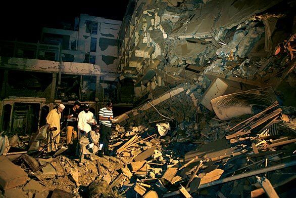 Hotel bomb blast in Pakistan
