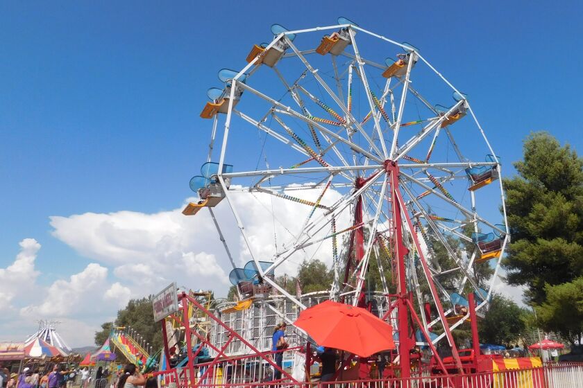 The Ramona Country Fair features a midway of carnival rides, games and prizes, and vendors, live music and entertainment.