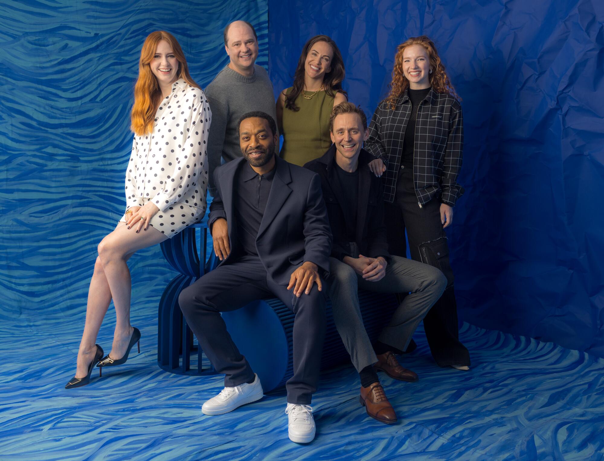 Karen Gillan, Mike Flanagan, Kate Seigel, Chiwetel Ejiofor, Tom Hiddleston and Annalize Basso