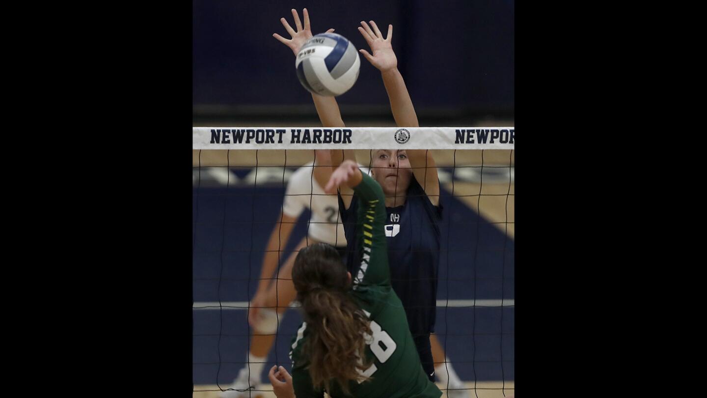 Photo gallery: Edison vs. Newport Harbor in girls’ volleyball