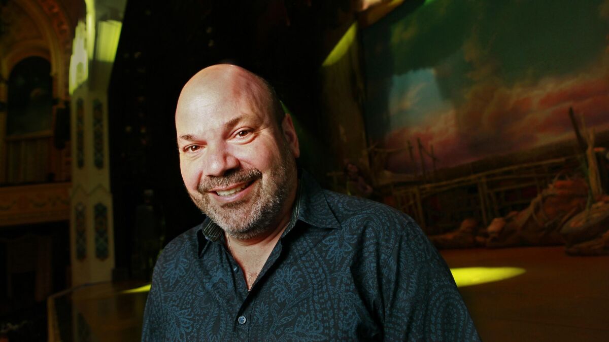 Director Casey Nicholaw, who was raised in San Diego, has four shows running on Broadway, including "Aladdin."