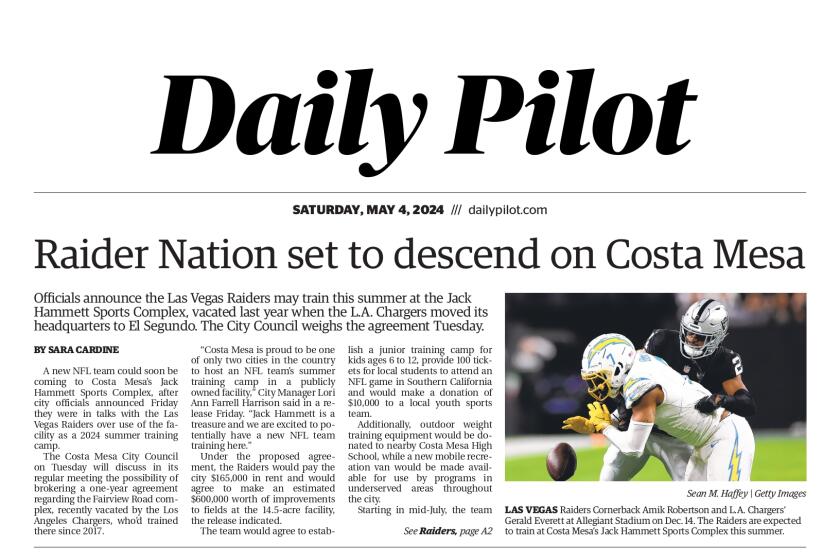 Front page of the Daily Pilot e-newspaper for Saturday, May 4, 2024.