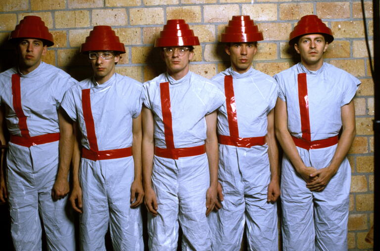 Devo Video Still whipping it good, Devo outweirds Sundance with new doc - Los ...