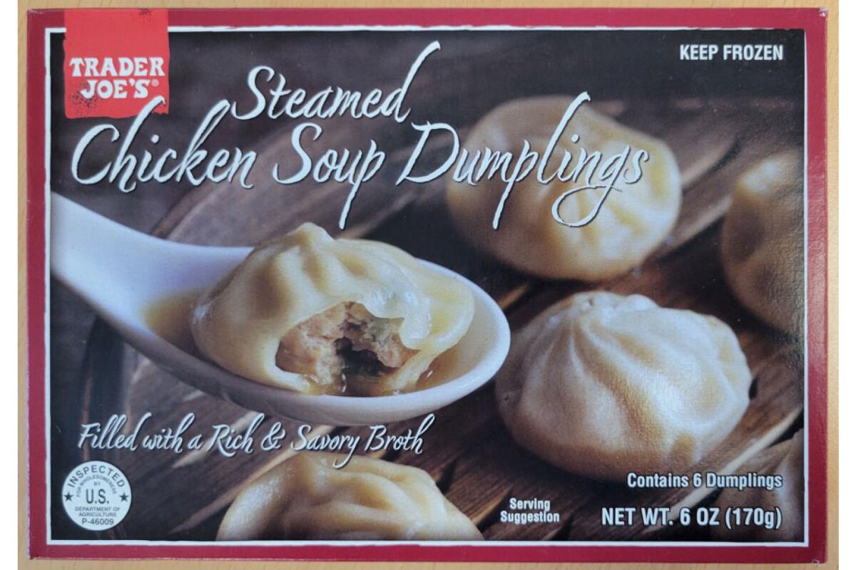 The maker of Trader Joe's frozen Steamed Chicken Soup Dumplings has recalled the product because it may be contaminated
