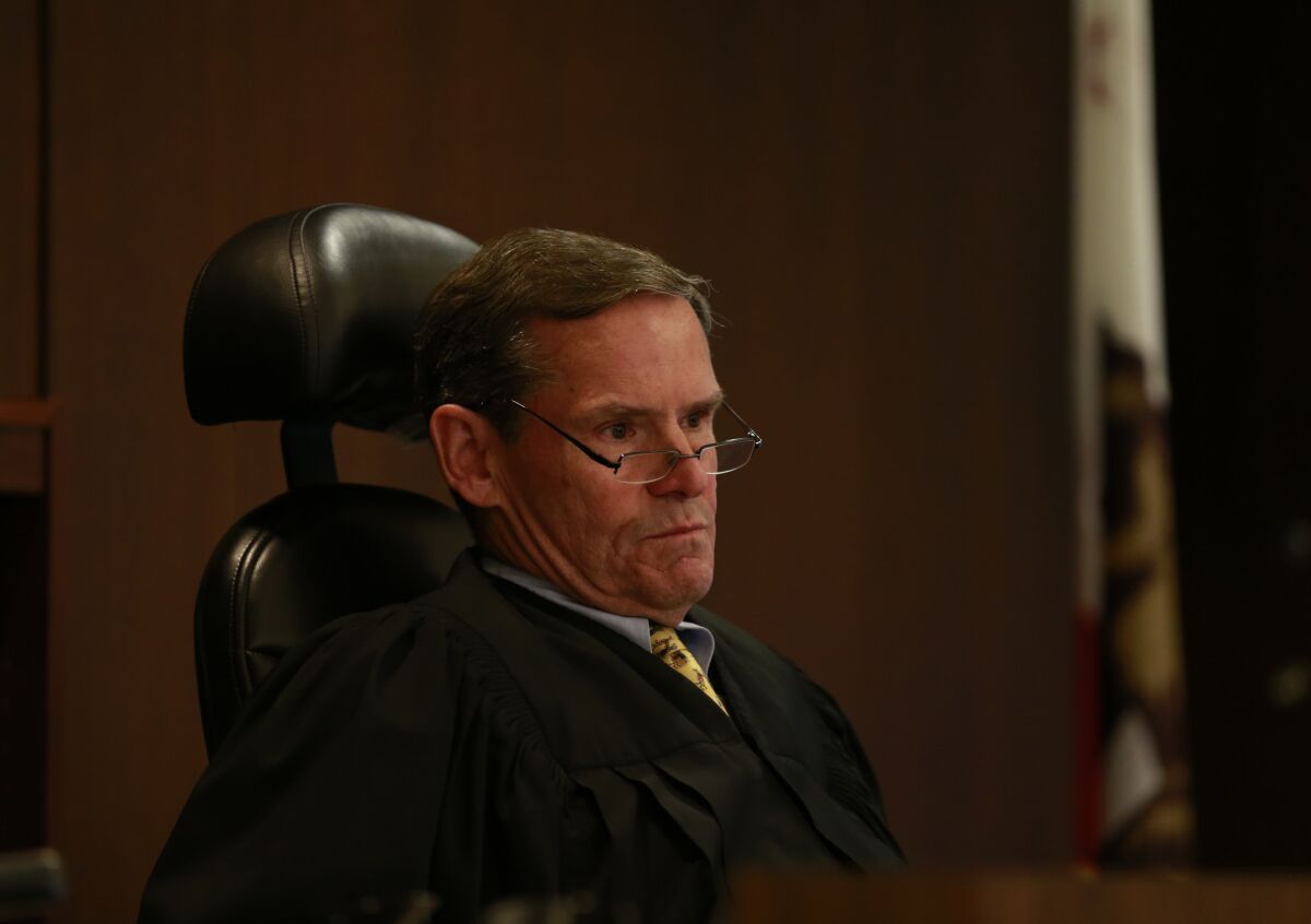 Orange County Superior Court Judge Thomas Goethals in a 2015 file photo.
