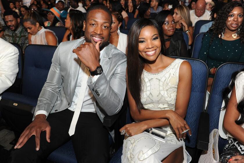 Basketball player Dwyane Wade and actress Gabrielle Union, shown at the 2013 BET Awards earlier this year, are engaged.