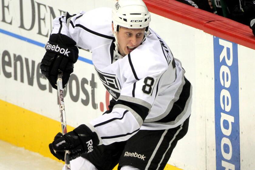 Kings defenseman Andrew Campbell had 16 points and was plus-17 in 68 games in Manchester this season.