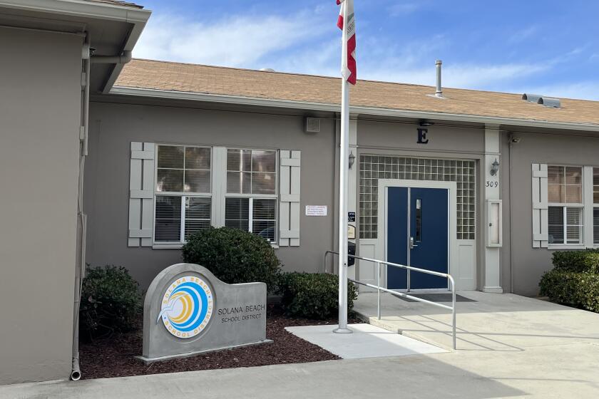 The Solana Beach School District offices.