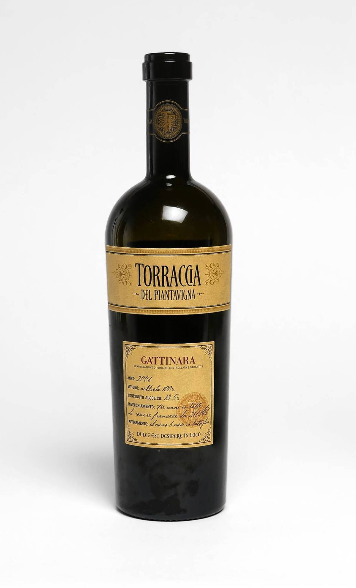 2006 Torracia del Plantavigna Gattinara.