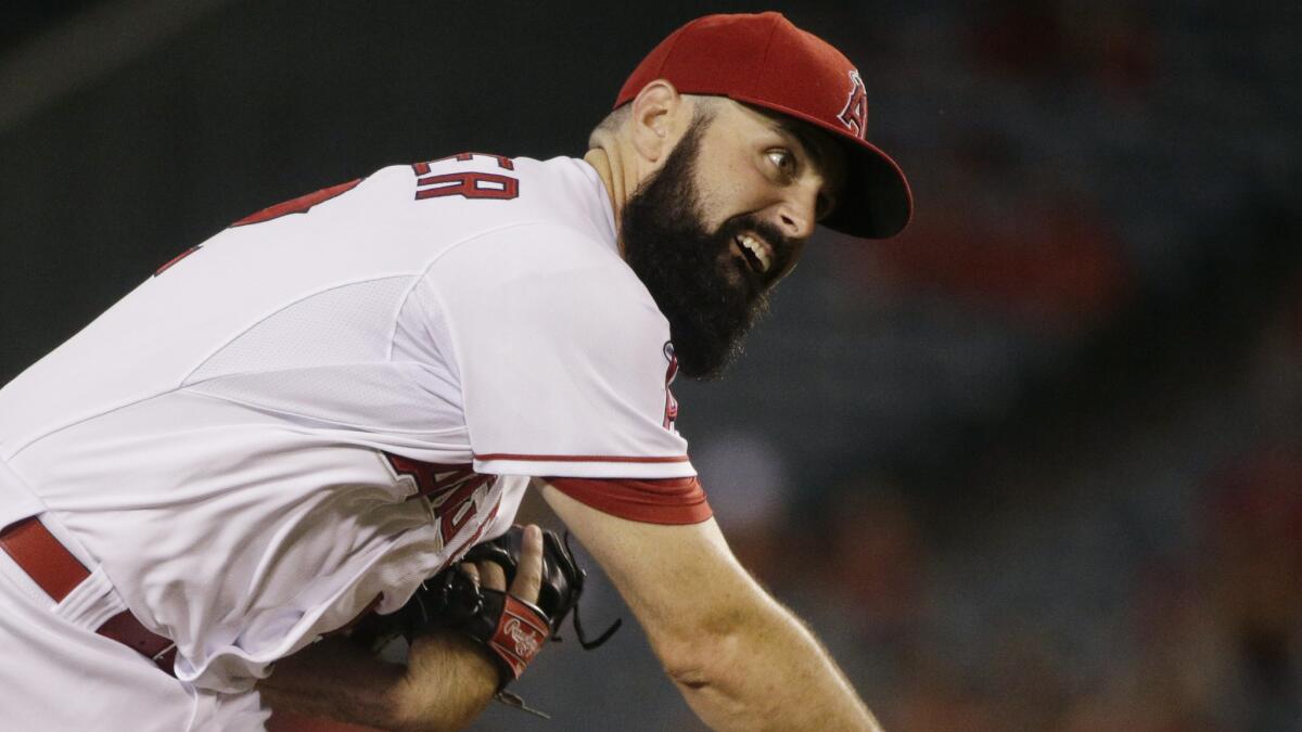 Angels starter Matt Shoemaker will miss his next scheduled start after straining his left oblique during Monday's playoff-berth clinching win over the Seattle Mariners.