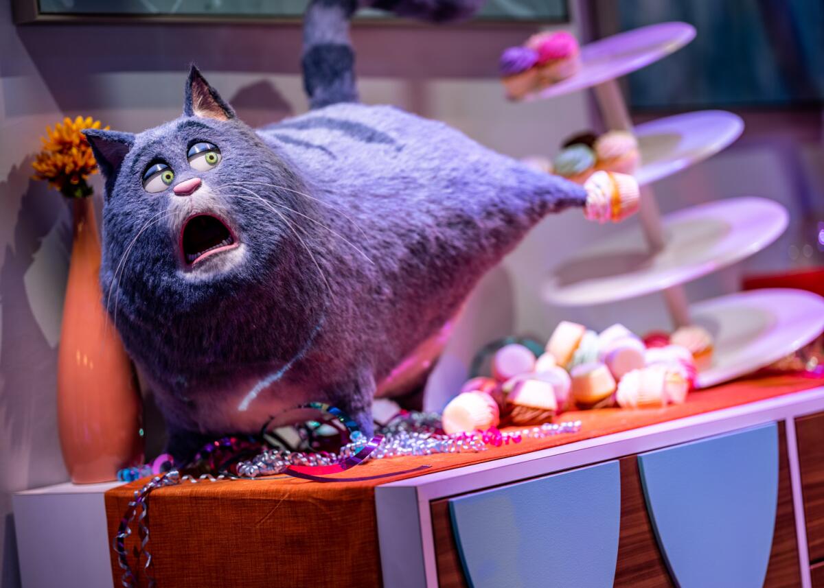 Each scene on Universal's "Secret Life of Pets" ride is full of stories-within-stories.