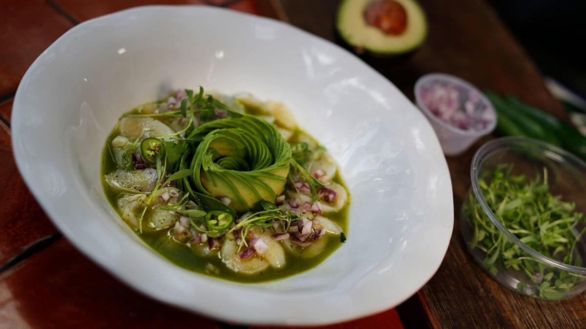 The aguachile at Holbox, the Yucatán-style seafood stand from Gilberto Cetina Jr.,
