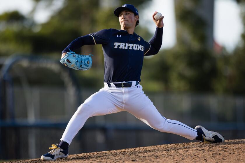 UC San Diego closer Izaak Martinez is among the NCAA leaders with a 1.35 ERA and seven saves.