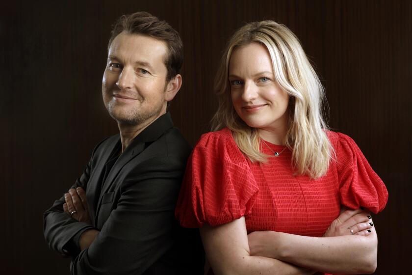 LOS ANGELES, CALIFORNIA—FEB. 12, 2020—Director Leigh Whannell worked with actress Elisabeth Moss on The Invisible Man. Photograph taken in Los Angeles on Feb. 12, 2020. (Carolyn Cole / Los Angeles Times)