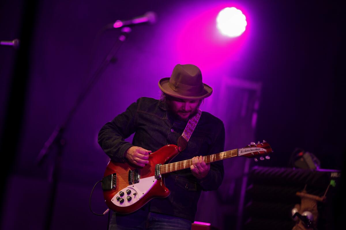 Jeff Tweedy plays with Wilco at the Hollywood Bowl in 2012