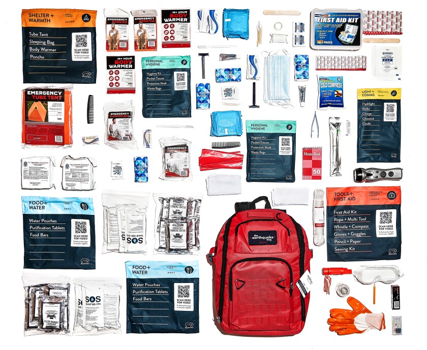 The Redfora earthquake bag.