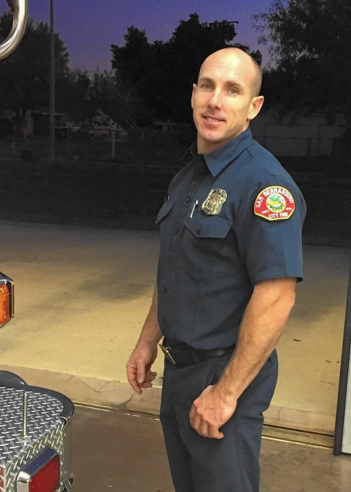 Ryan Starling, a paramedic with the San Bernardino Fire Department and the city's SWAT team, fell back on his training to get through the grim job on the day of the San Bernardino shootings.