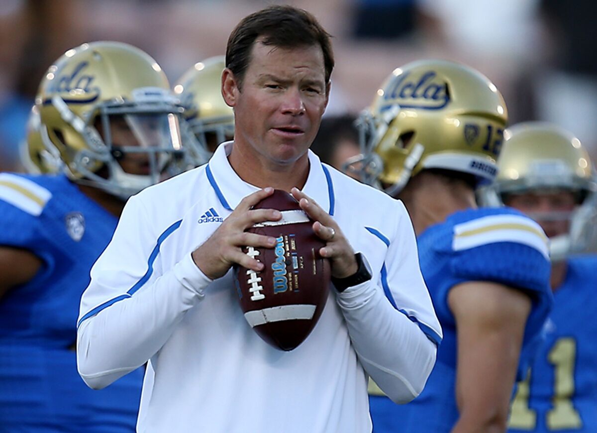 UCLA Coach Jim Mora doesn't plan to impose new rules on his players when it comes to social media habits.