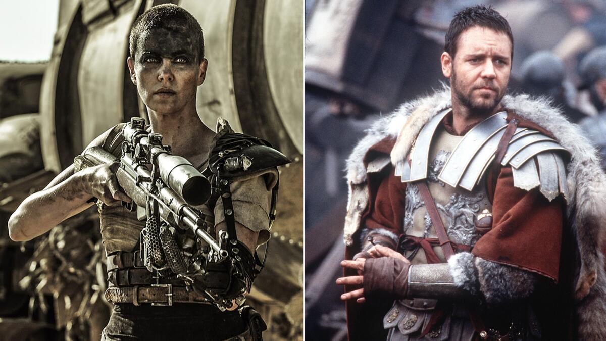 'Mad Max: Fury Road' and 'Gladiator'