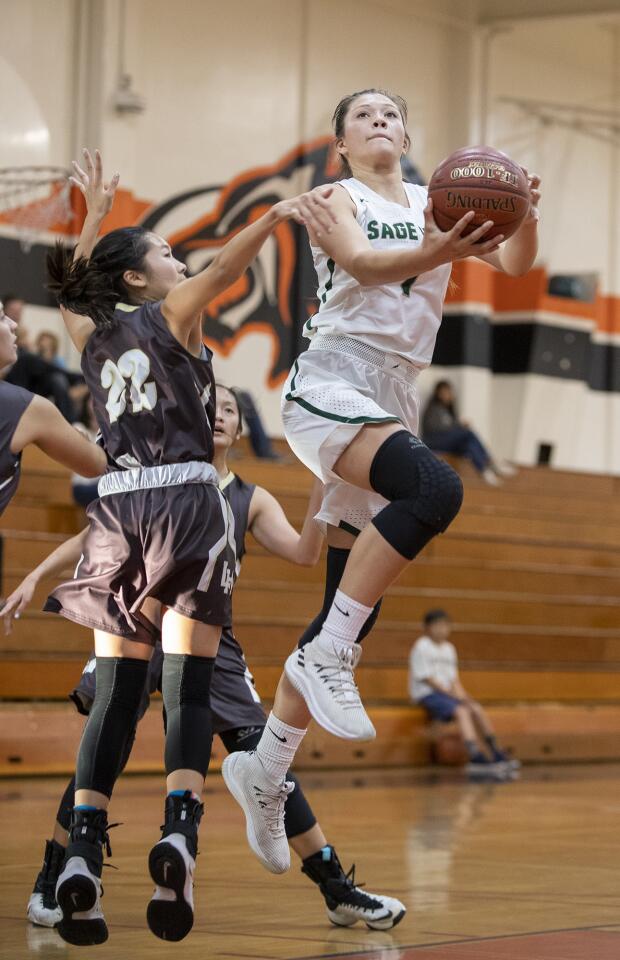 Photo Gallery: Sage Hill vs. Laguna Hills in girls' basketball