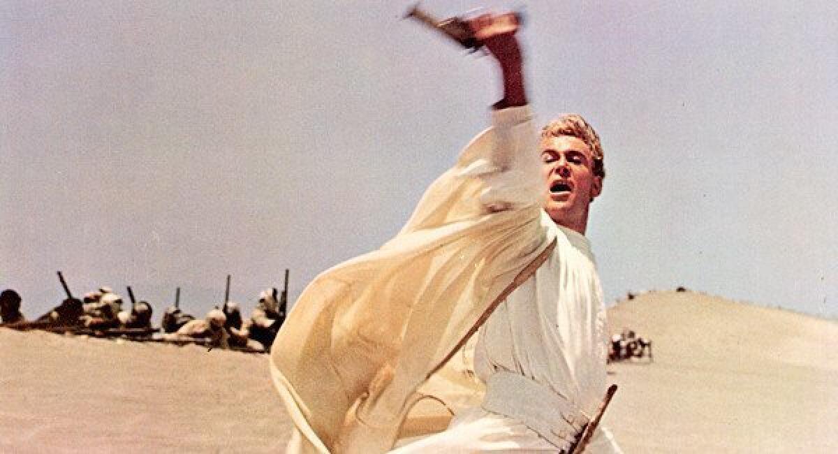 "Lawrence of Arabia" opened in December 1962 and the 216-minute epic won Academy Awards for best picture, director, color art direction, color cinematography, editing, music and sound.