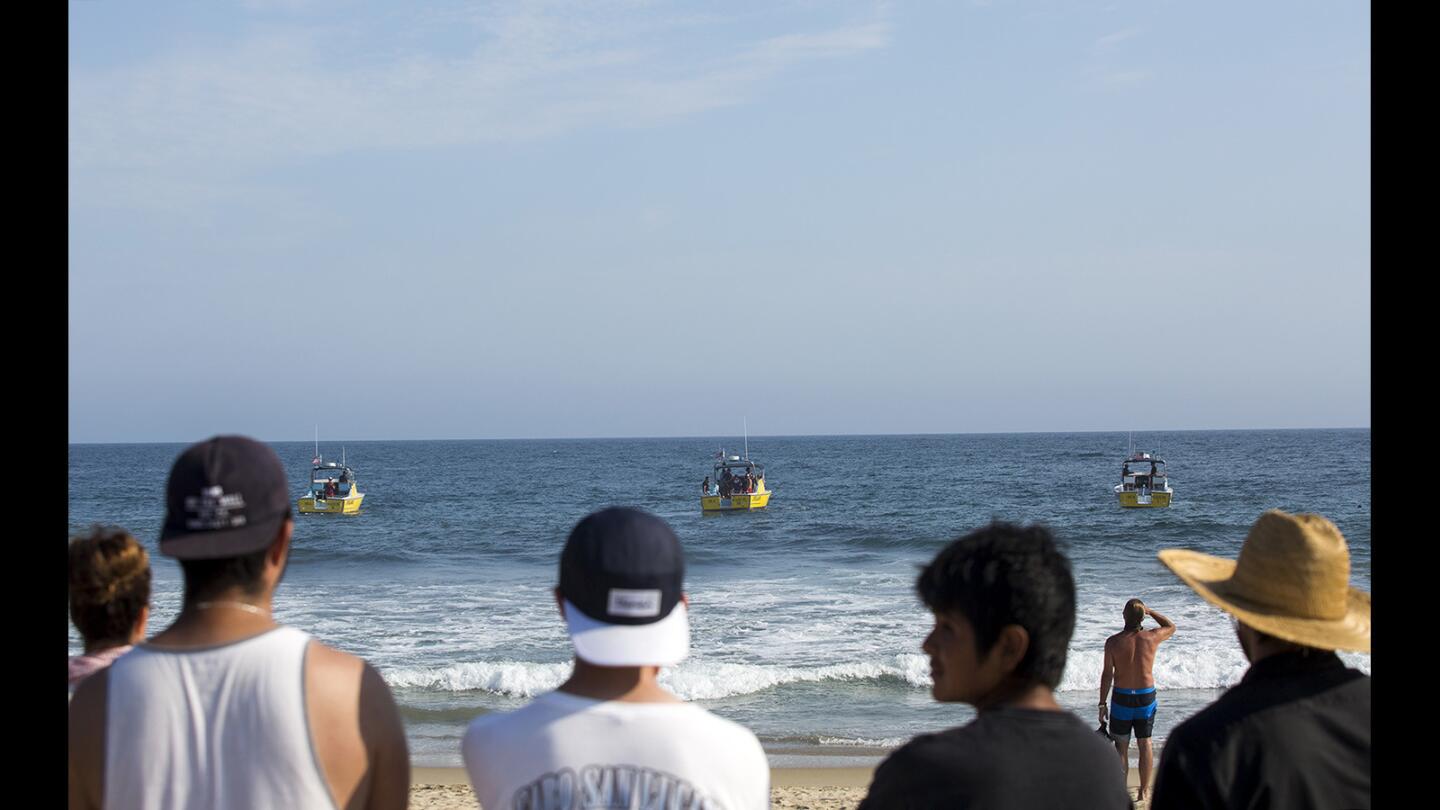 Photo Gallery: Newport Beach lifeguards remember Ben Carlson in a ceremony