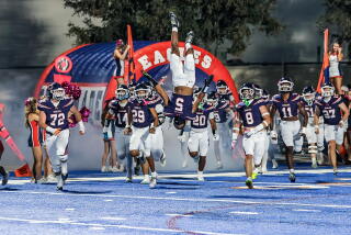 The pregame charge of Chaminade's football team as the fun of high school sports clashes ethic issues.