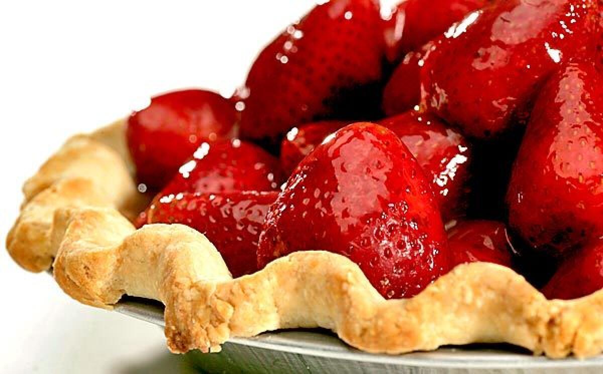 Have a slice. Or three. Recipe: Strawberry pie