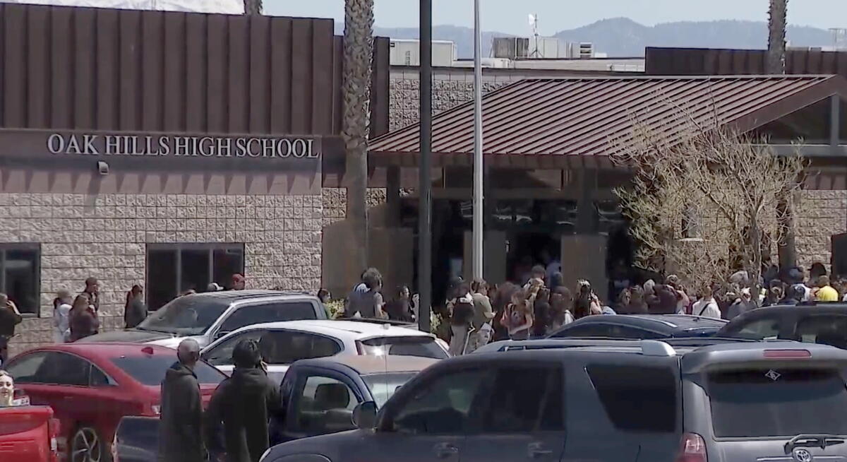 Hesperia high school on lockdown after report of student with gun Los