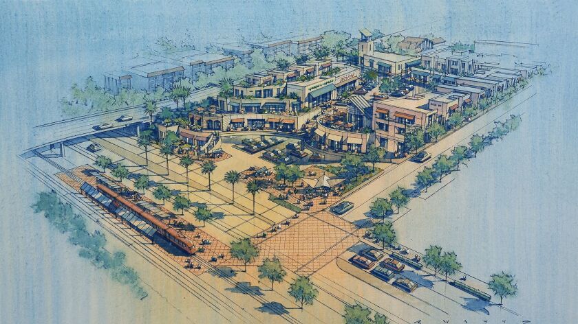 Bayside Promenade, a 41-unit rental project at the future Clairemont Drive trolley stop, represents an example of a transit-oriented development favored by Housing You Matters members.