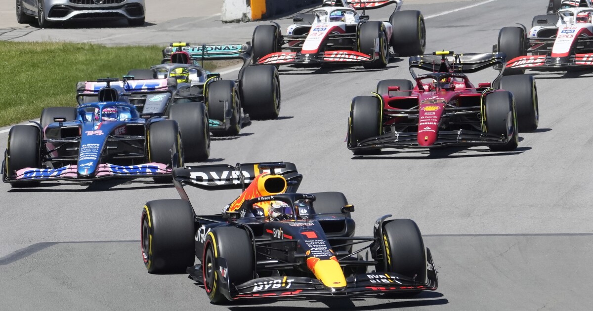 Verstappen resists Sainz siege and wins in Canada