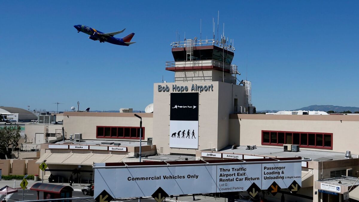 An employee who handles luggage at Hollywood Burbank Airport has tested positive for the coronavirus infection, according to a statement released Monday by the company that employs the worker.
