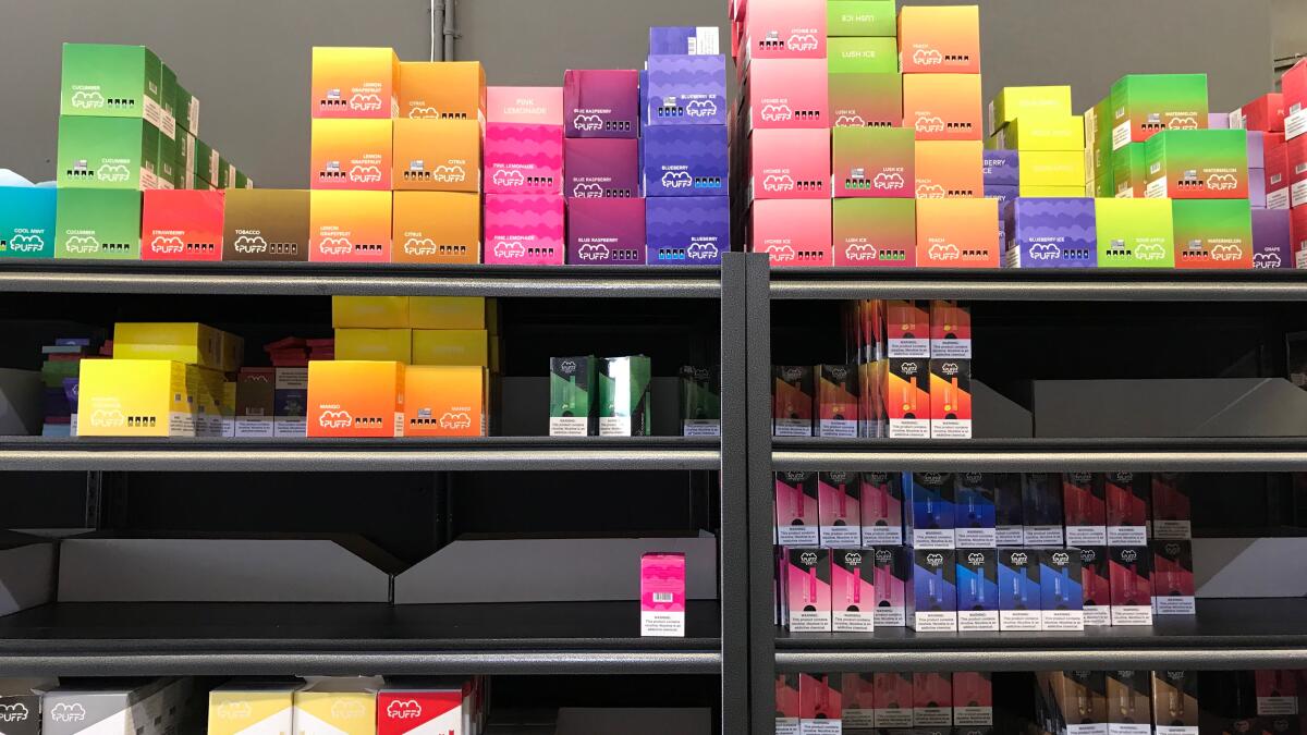 Supreme Court OKs California ban on flavored vaping products - Los Angeles Times Supreme Court OKs California ban on flavored vaping products - Los Angeles Times