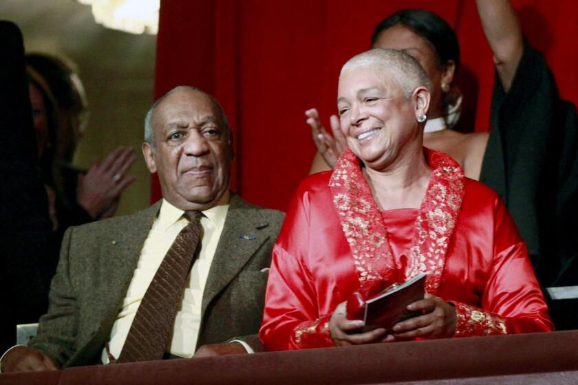 Bill Cosby, left, and his wife Camille appear at the John F. Kennedy Center for Performing Arts on Oct. 26, 2009.