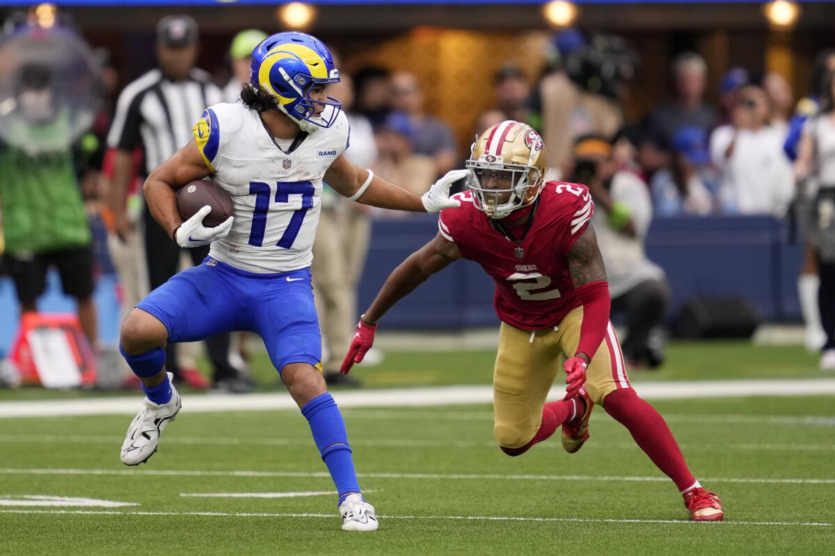 Rams show promise with breakout performances by Nacua and Williams in loss  to Niners - The San Diego Union-Tribune