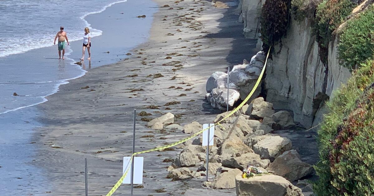 Deadly Encinitas cliff collapse is a warning sign for California coast - Los Angeles Times