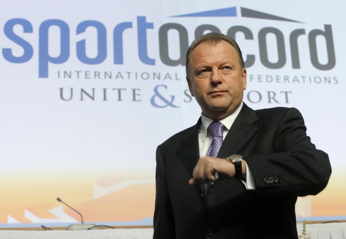 Marius Vizer, in 2013, won't back down from his critical comments about the International Olympic Committee.