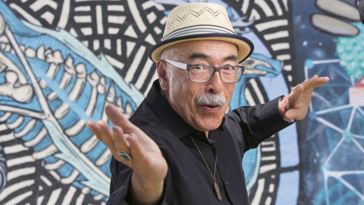Poet Juan Felipe Herrera will appear at the L.A. Times' Festival of Books on Saturday and Sunday.