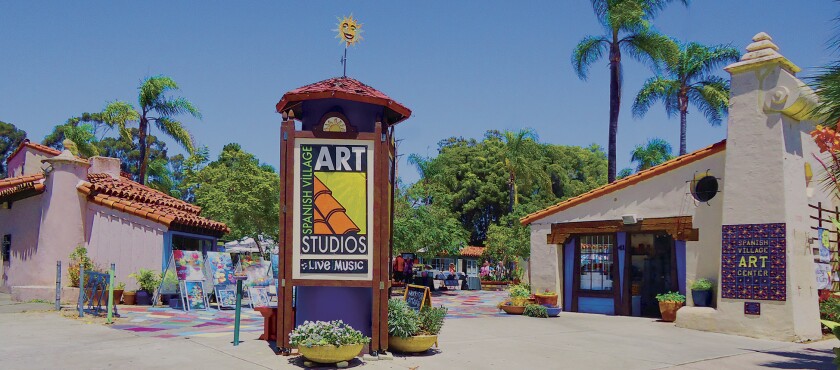 The Spanish Village Art Center in Balboa Park reopened Aug. 1.