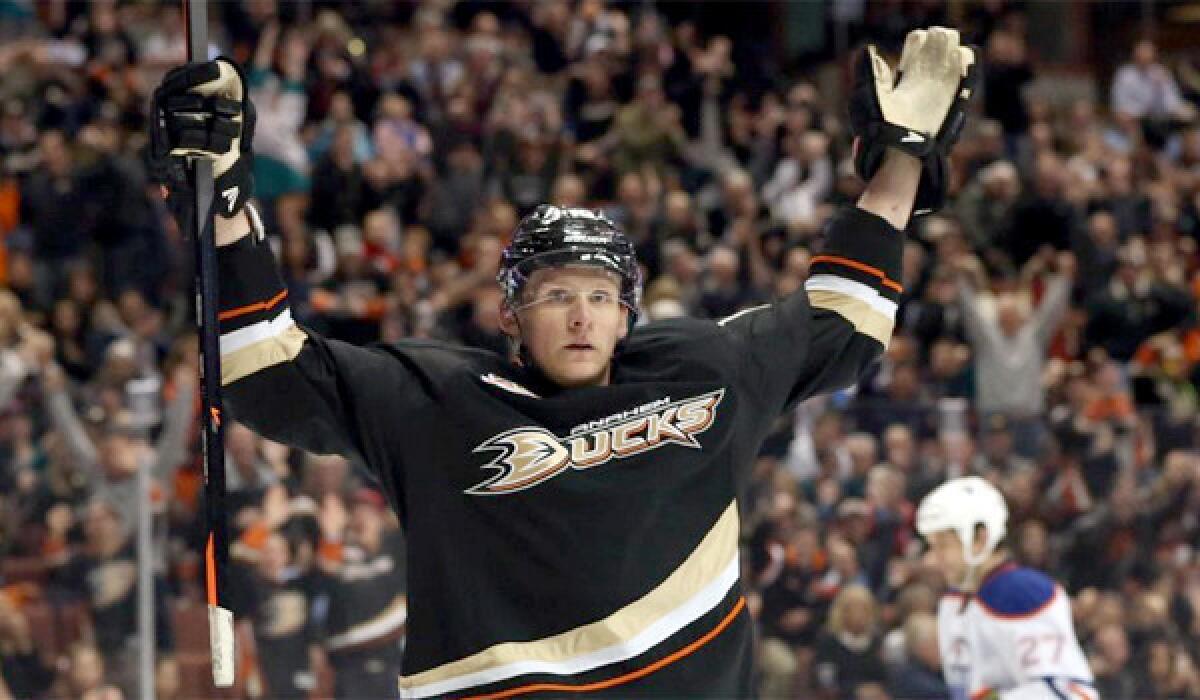 Corey Perry's 43 goals this season make him the NHL's second leading scorer, and a constant threat around the net.