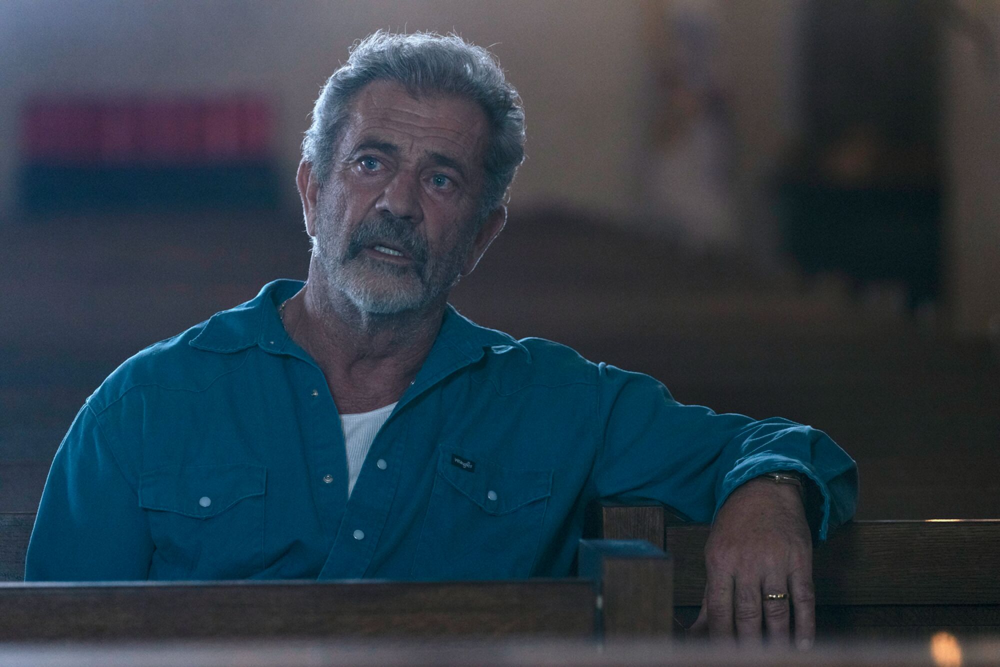 Mel Gibson en el papel de Bill, padre del protagonista.