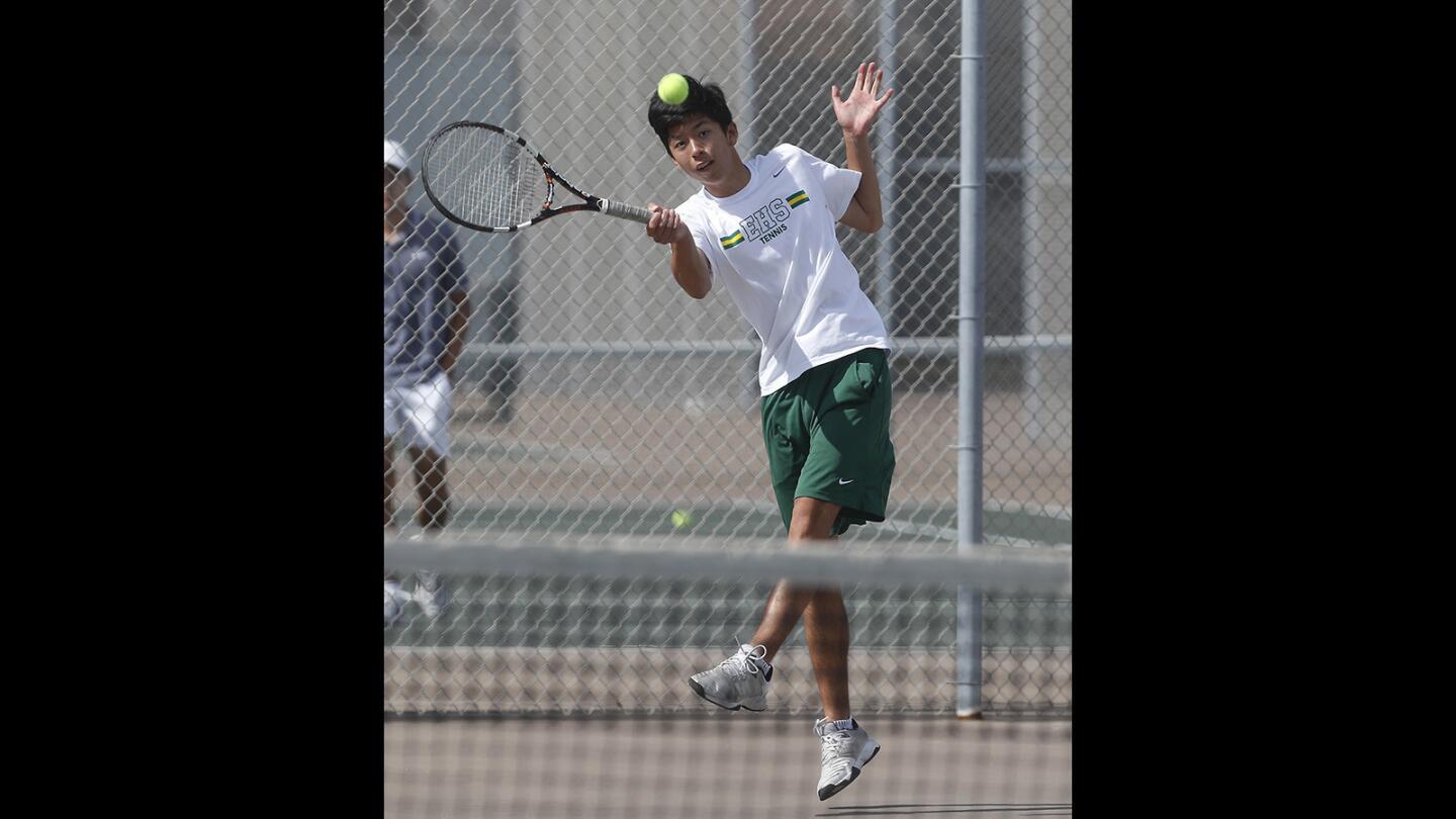 Photo Gallery: Edison vs. Walnut in boys’ tennis